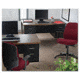 United Stationers Desk Dbl Ped 60x30 Bk ALESD216030BW, Unit EA