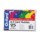 United Stationers Guide Index A-z 3x5 Ast ESS73153, Unit ST
