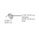 Upchurch Peek Frit .125X.070X.25010UM A-720
