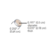 Upchurch Peek Frit .188X.070X.25010UM A-722
