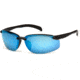 Venture Gear Waverton Safety Glasses w/Ice Blue Mirror Lens, Black, VGSB1165DB