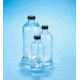 VWR Boston Round Bottles, Clear, Narrow Mouth VW5113233C21 Bulk Packs With Unattached Caps In Bags