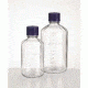 VWR Boston Round Lab/Media Bottles, Polycarbonate, Graduated WPC0500 Wide Mouth, Clear