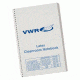 VWR Cleanroom Spiral Notebooks, Latex 07NBCR-3X5S College-Rule Notebooks, Each