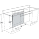 Vwr Knee Space Flr Pnl 42X31 CFA10M314200