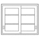 Vwr Pair Acc Pnl Sldg Door CFW-M3048-PN