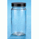VWR Straight-Sided Glass Jars, Wide Mouth VW5510448V81 Convenience Packs With Caps Attached