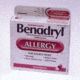 Warner-Lambert Company Allergy Tablets Benadryl Ultra 17031