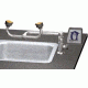 Watersaver Faucet Deck Mnt Auto Swivel Eye Wash CTEW805