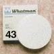 Whatman Grade No. 43 Quantitative Filter Paper, Ashless, Whatman 1443-125