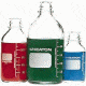 Wheaton Media Bottles, Graduated, Wheaton 219715 With Polyethylene-Lined Cap
