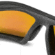 Wiley X Enzo Sunglasses, Matte Black Frame,Polarized Emerald Mirror Amber Lens CCENZ07