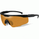 Wiley X PT-1 Sunglasses - 3 Lens Package - Smoke Grey, Clear, Light Rust / Matte Black Frame PT-1SCL