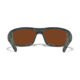Wiley X WX Omega Sunglasses, Kryptek Neptune Frame, Captivate Pol Green Mirror Lenses, ACOME13