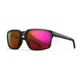 Wiley X WX Sierra Sunglasses, Gloss Black Frame, Sierra Captivate Red Mirror Lens, AC6SRA06
