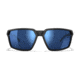 Wiley X WX Sierra Sunglasses, Matte Black Frame, Sierra Captivate Pol Blue Mirror Lens, AC6SRA09