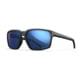 Wiley X WX Sierra Sunglasses, Matte Black Frame, Sierra Captivate Pol Blue Mirror Lens, AC6SRA09