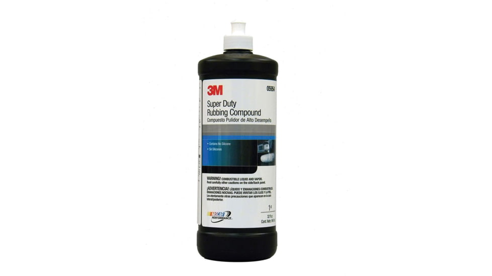 3M 05954 Super Duty Rubbing Compound, Quart, 7000045494