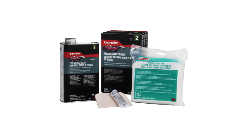 3M 422 Fiberglass Resin &amp; Repair Kit, .9 Quart, 7010363204