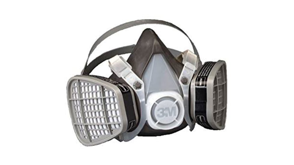 3M 5301 Half Facepiece Disposable Respirator Assembly Organic Vapor, Large, 7000126027