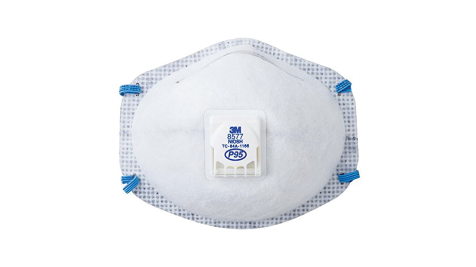 3M 8577 Particulate Respirator P65 w/ Nuisance Level Organic Vapor Relief, 7000002062