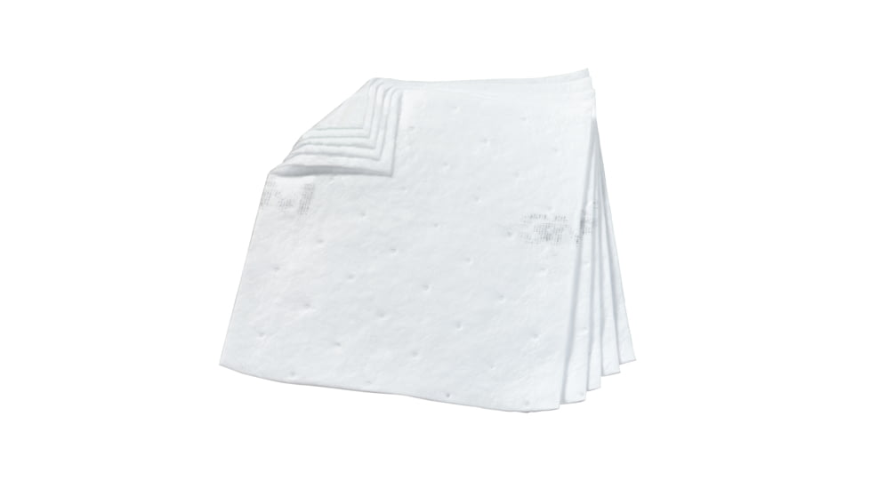 3M Hp 156 High Performance Oil Sorbent Pad 17in x 19in 100 Pads, 7010385959