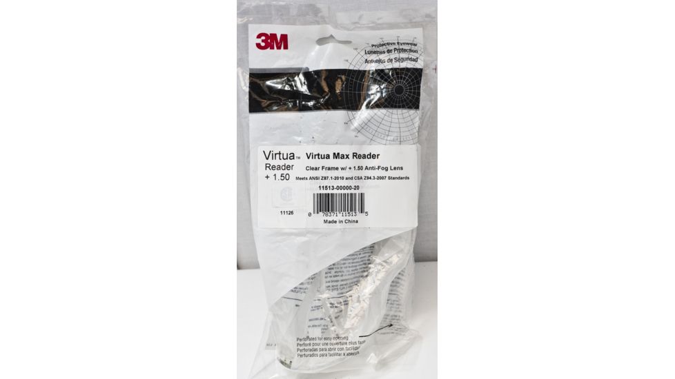 3M Lens Virtua Clr +1.5 Diopter 11513-00000-20, Each