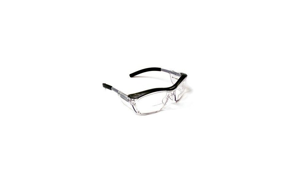 3M Nuvo Reader Protective Eyewear 11435-00000-20, Clear Lens, Gray Frame, +2.0 Diopter, 20 EA/Case