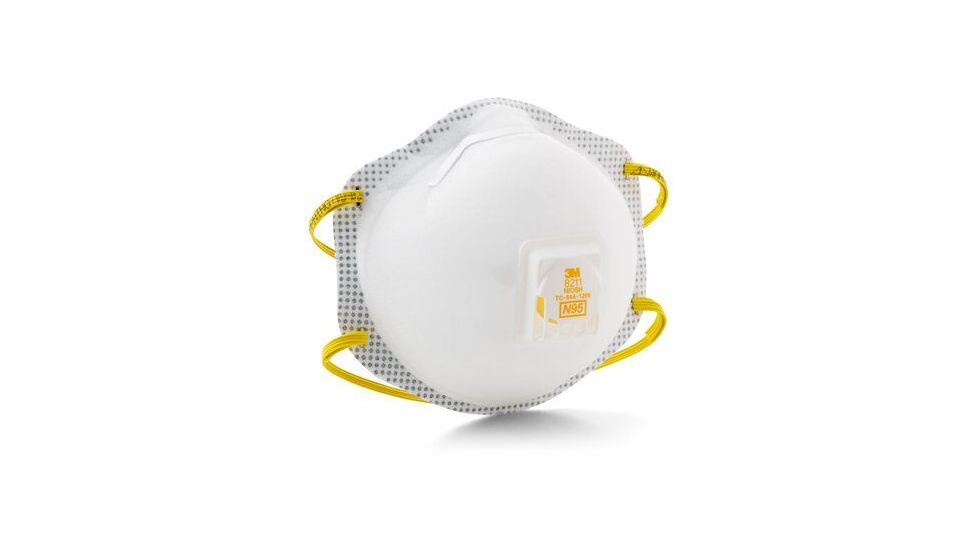 3M Particulate Respirator 8211 N95, Pack of 10, 8211-PK
