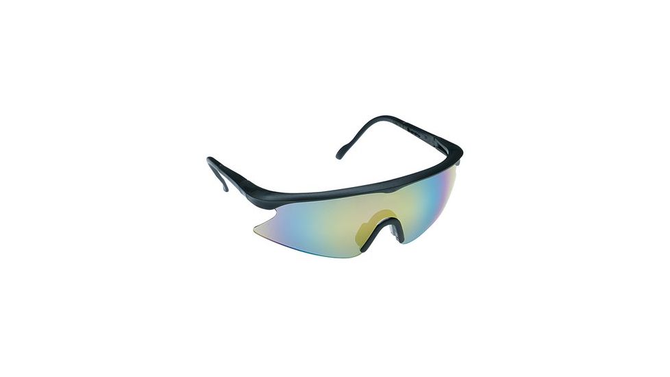 3M Safety Eyewear,Black Frame/Mirror Lens,Ea 90786-80025