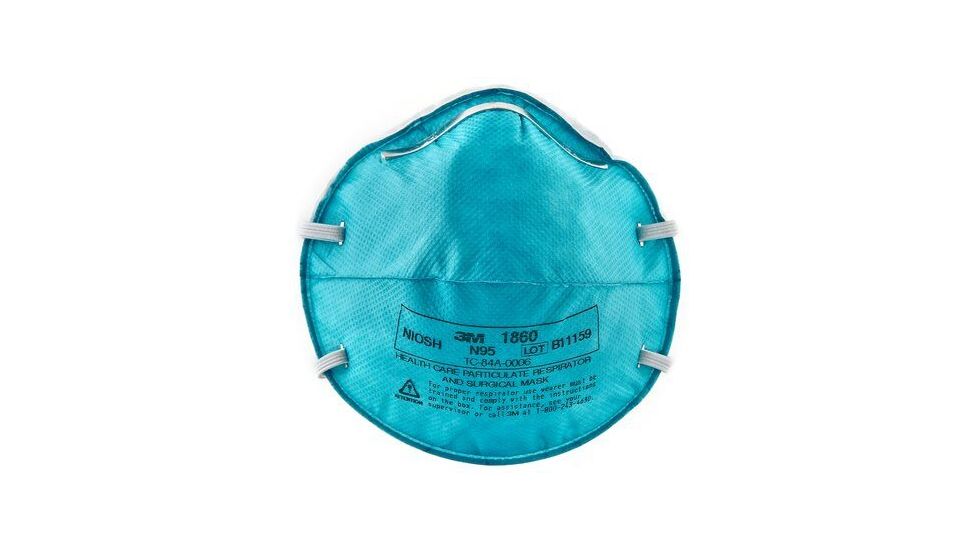 3M Health Care N95 Particulate Respirator and Surgical Mask, Pack of 20, 1860-PK