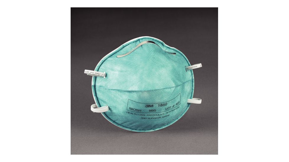 3M Health Care N95 Particulate Respirator and Surgical Mask, Pack of 20, 1860-PK