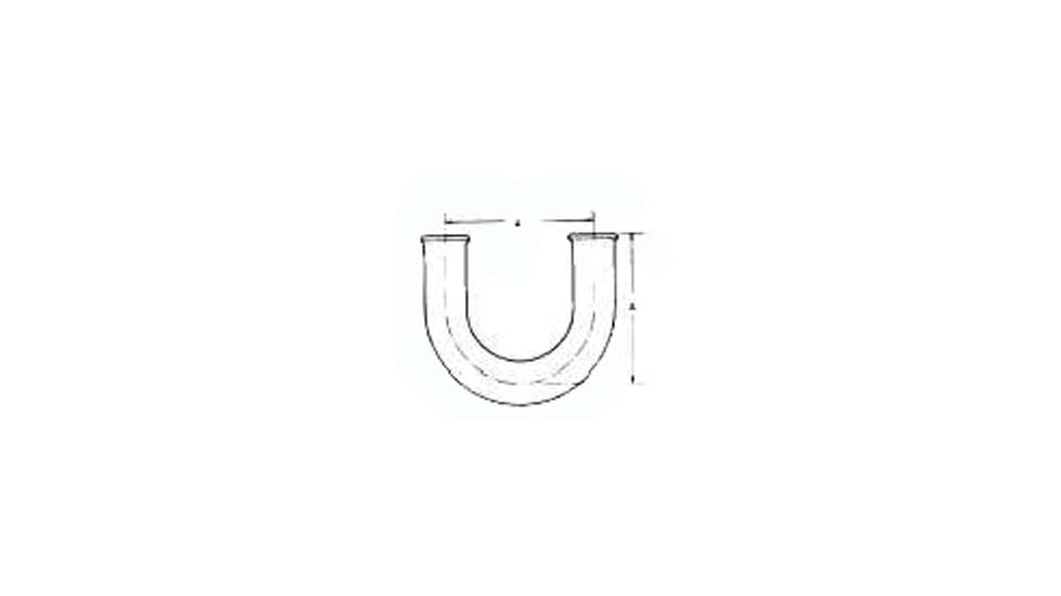 Ace Glass Laboratory Glassware and Equipment 1-1/2IN U Bend 8849-09