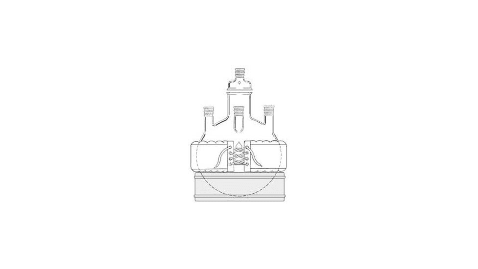 Ace Glass Laboratory Glassware and Equipment 100MM Port 12'' 8NK Head 6530-45