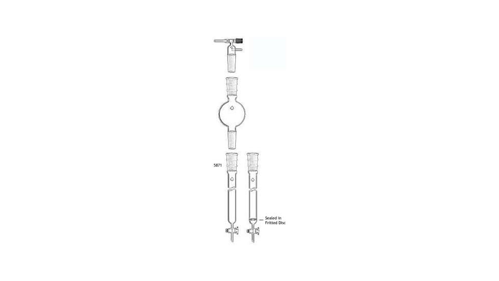 Ace Glass Laboratory Glassware and Equipment 1L 24/40-24/40 Reservoir 5871-120
