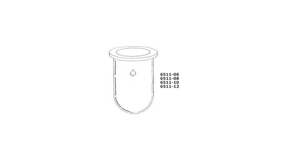 Ace Glass Laboratory Glassware and Equipment 1L Rb Cyl Flask Plain Flng 6511-06