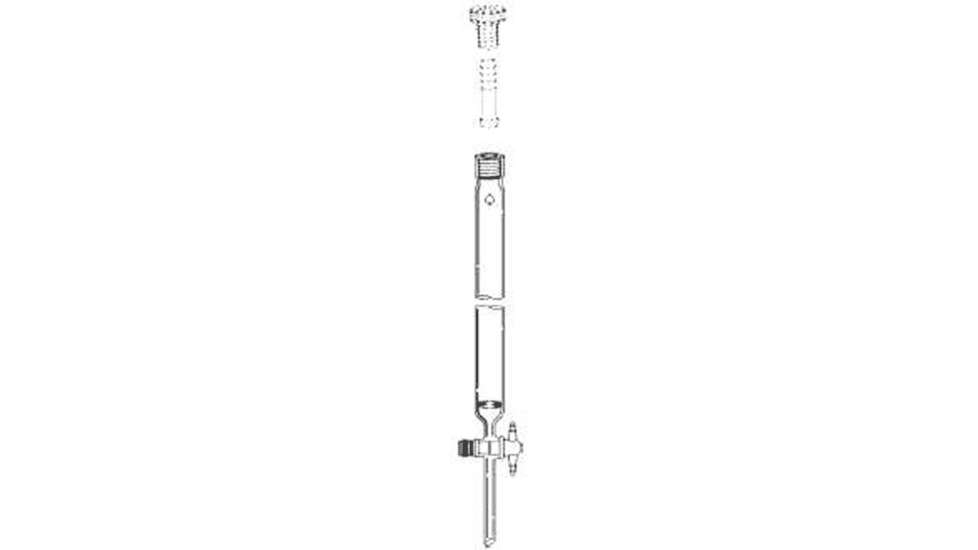 Ace Glass Laboratory Glassware and Equipment 25MM X 51CM Chrom Column ''C'' 5905-23