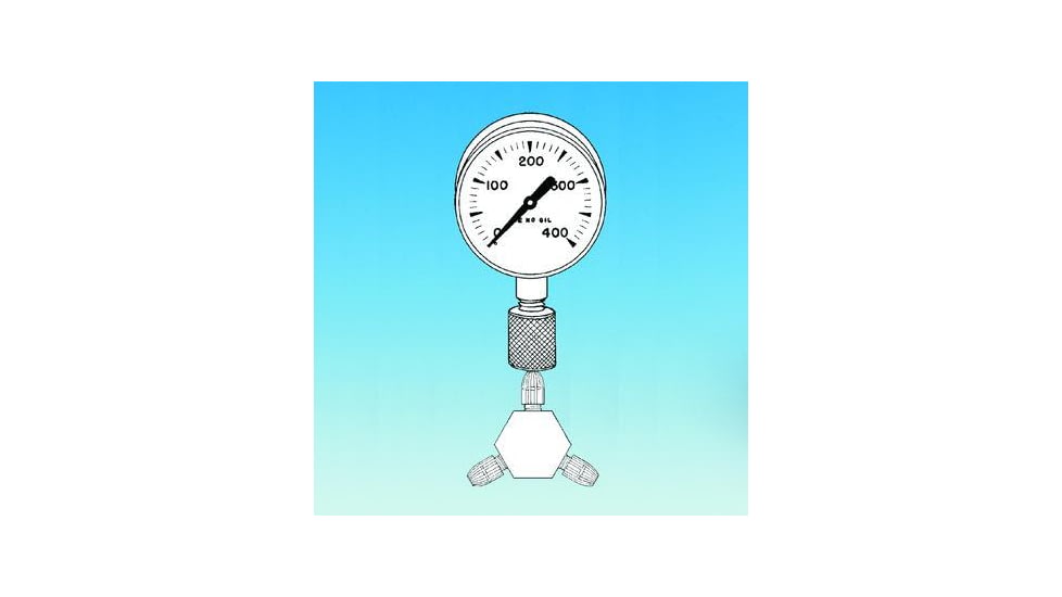 Ace Glass Laboratory Glassware and Equipment 316SS Pressure Gauge C 13385-38