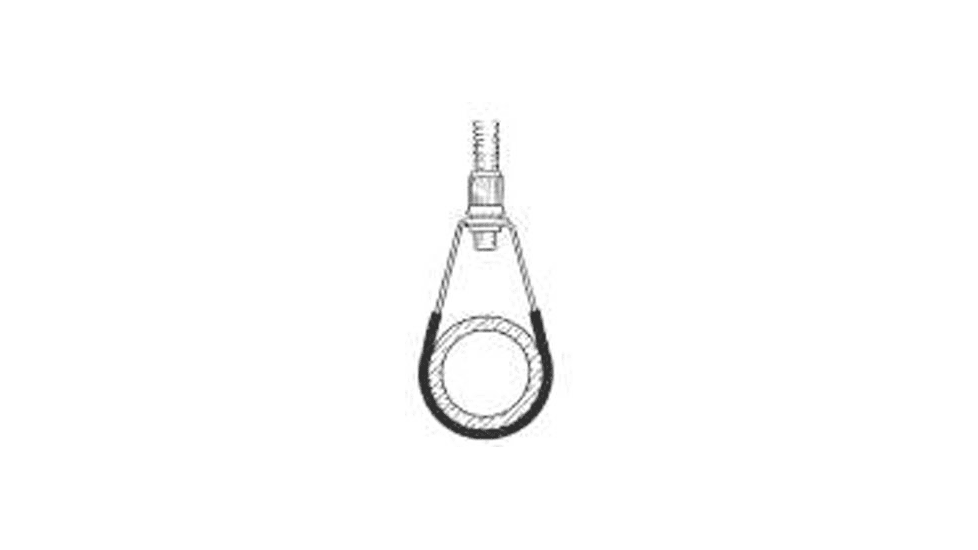 Ace Glass Laboratory Glassware and Equipment 4IN Padded Pipe Hanger 8863-14