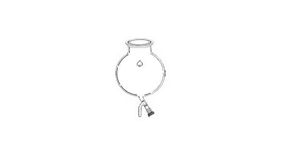 Ace Glass Laboratory Glassware and Equipment 50L Sph 0-20MM Btm Flask 6534-26
