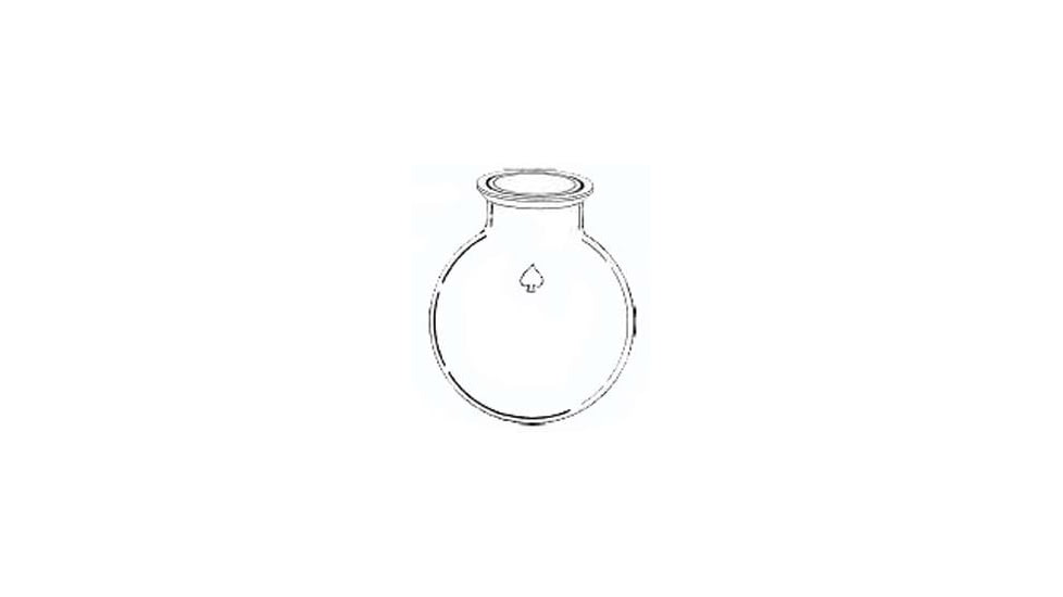 Ace Glass Laboratory Glassware and Equipment 5L Sph Flask W/GRV 4'' Flng 6533-05