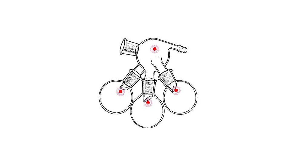 Ace Glass Laboratory Glassware and Equipment Distilling Receiver C 9403-10