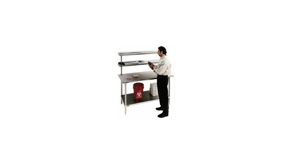 Advance Tabco Wrkstn SS.30X60 W2/OVERSHELF VWR-305