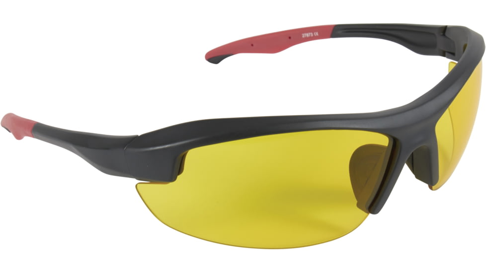 Allen Ruger Core Ballistic Shooting Glasses Black Frame Yellow Lens