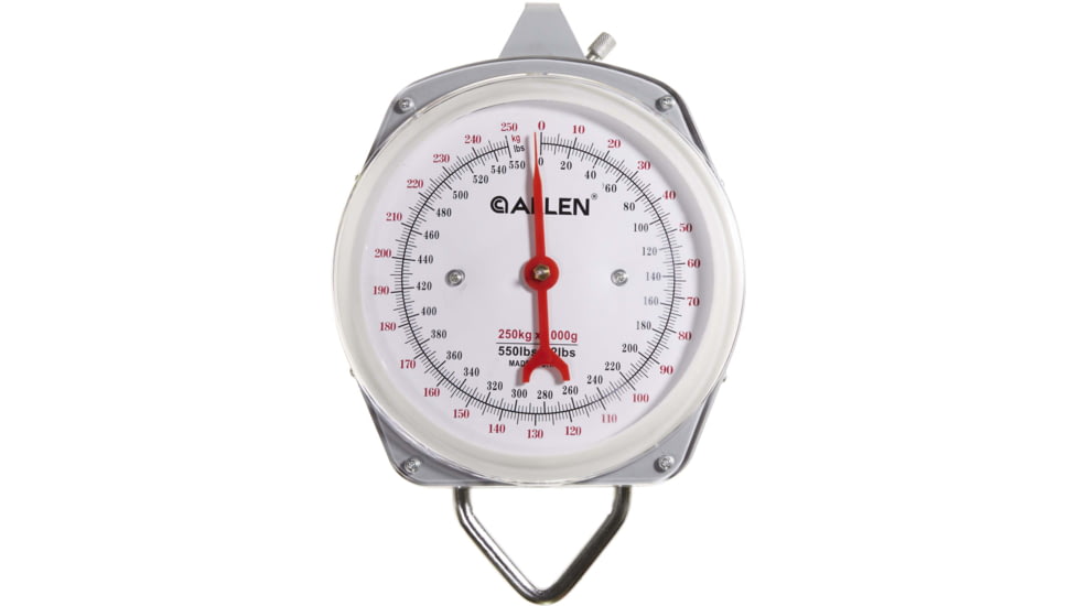 Allen Sportsmans Scale, 500lb, Black/White, 5500