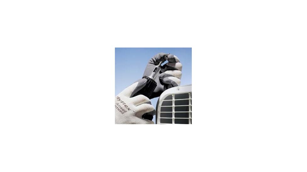Ansell Healthcare HyFlex Foam Gloves, Ansell 205674 Black Gloves With Gray Liner