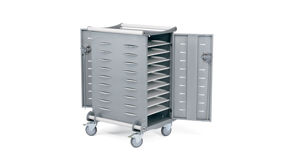 Anthro Laptop Chrg Cart 20 Unit LTSC20WH/SM, Unit EA