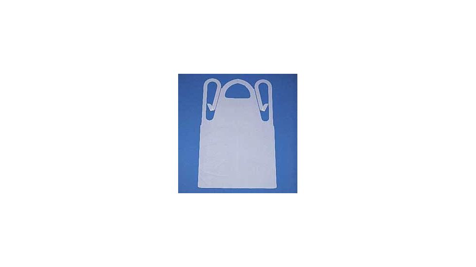 Atlantis Plastics Disposable Polyethylene Apron 2PA2VW Vwr Apron Pe Disp LGT-WT PK100