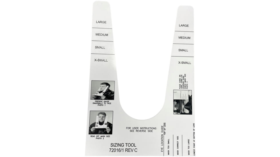 Avon Protection FM53/FM54 Face Sizing Tool, White, 71601-55