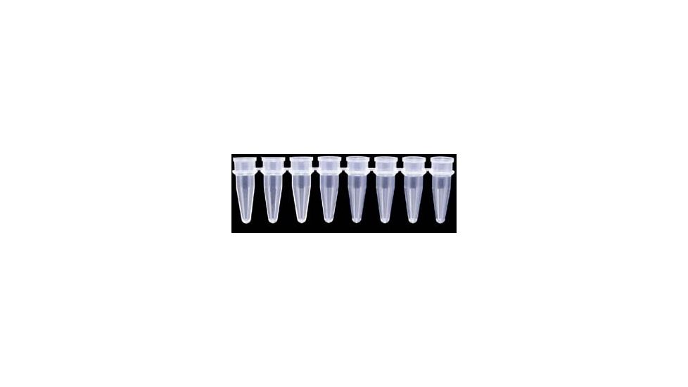 Axygen PCR Tube Strips and Cap Strips, Axygen Scientific PCR-0208-O Strips Of Eight Tubes
